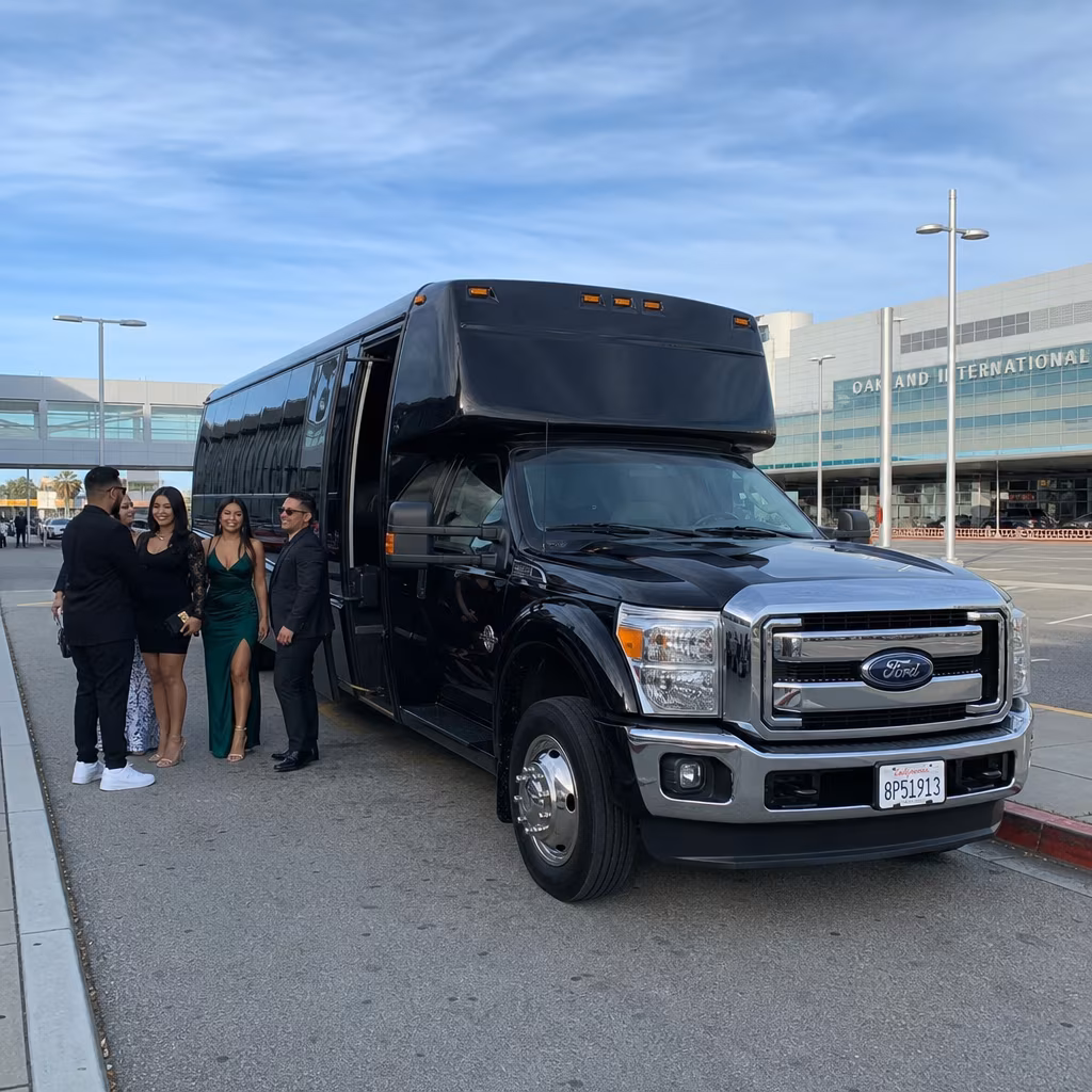 Rent a Bus to Oakland International Airport (OAK)