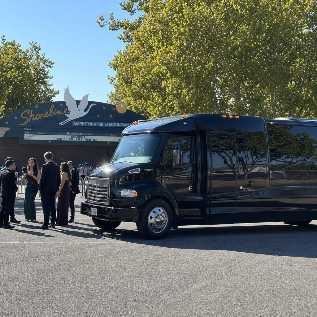 Rent a Bus to Shoreline Amphitheatre