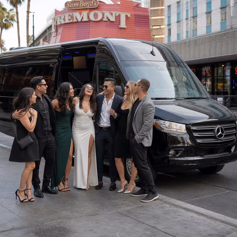 Freemont Bachelor & Bachelorette Transportation fleet vehicle