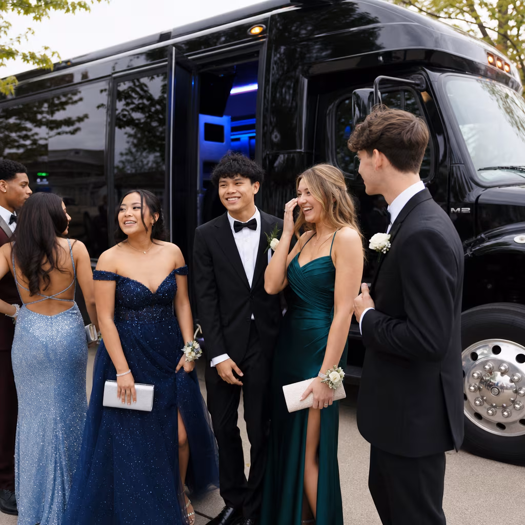 Freemont Prom Party Bus Rental
